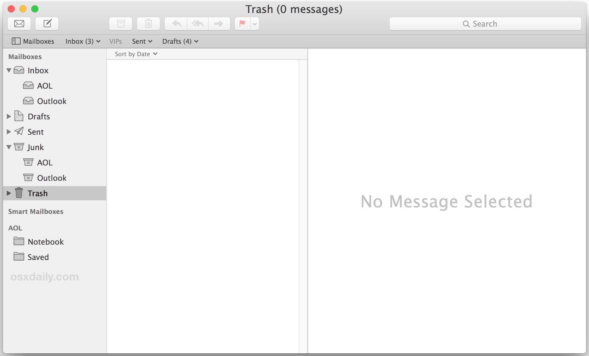 Mail.app Delete Everything Mac